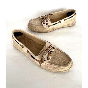 Sperry Top-Sider Women's Size 9 M Angelfish Boat Deck Shoes Tan Hemp